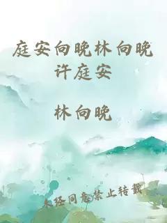庭安向晚林向晚許庭安