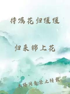 待囑花歸緩緩