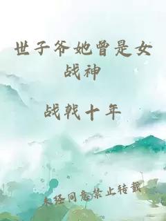 世子爺她曾是女戰(zhàn)神