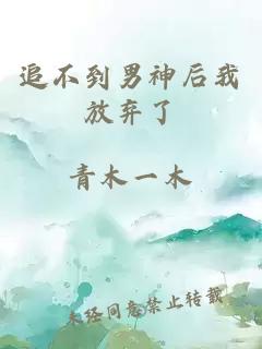 追不到男神后我放棄了