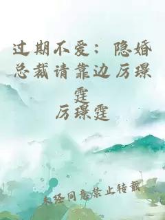 過期不愛：隱婚總裁請(qǐng)靠邊厲璟霆