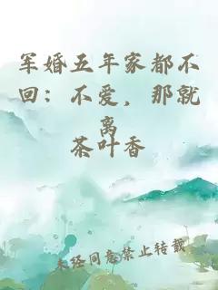軍婚五年家都不回：不愛，那就離