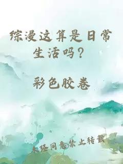 綜漫這算是日常生活嗎？