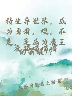 轉(zhuǎn)生異世界，成為勇者，噢，不是，是成為魔王的新娘!?