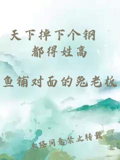 天下掉下個鋼镚都得姓高
