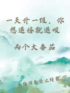 一天升一級(jí)，你想退婚就退唄