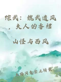 綜武：魏武遺風(fēng)，夫人的香裙